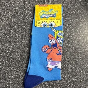 Nickelodeon Bioworld Spongebob Squarepants Men’s Crew Socks (Size: 10-13) NWT
